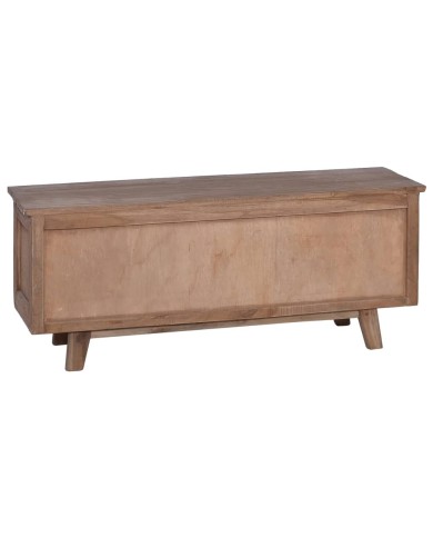 Meuble TV 100x30x40 cm Bois de teck solide