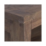 Meuble TV 100x30x40 cm Bois de teck solide
