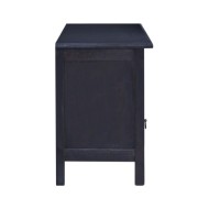 Meuble TV Café noir clair 100x30x45 cm Bois d'acajou massif