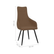 Fauteuil Marron Tissu