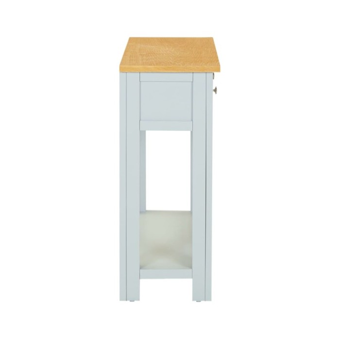 Table console 83x30x73 cm Bois de chêne massif 