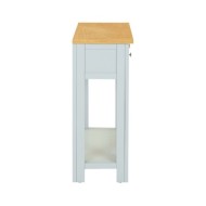 Table console 83x30x73 cm Bois de chêne massif 