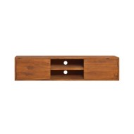 Meuble TV mural 135x30x30 cm Bois de teck massif