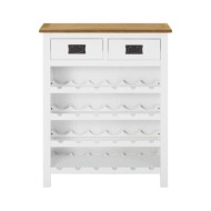 Casier à bouteilles 72x32x90 cm Bois de chêne massif