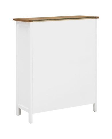 Casier à bouteilles 72x32x90 cm Bois de chêne massif