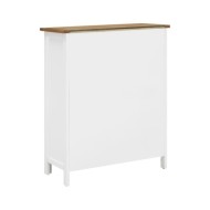 Casier à bouteilles 72x32x90 cm Bois de chêne massif