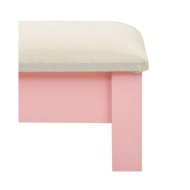 Coiffeuse et tabouret Rose 65x36x128 cm Bois de paulownia MDF