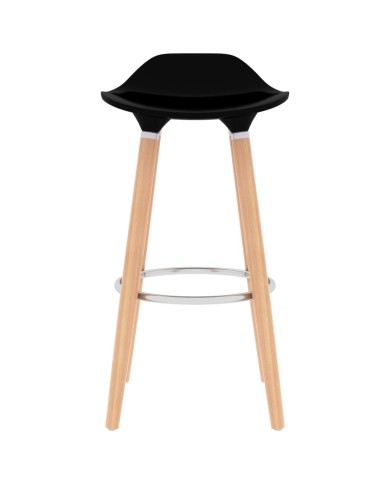 Tabourets de bar 2 pcs Noir