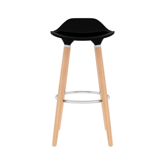 Tabourets de bar 2 pcs Noir