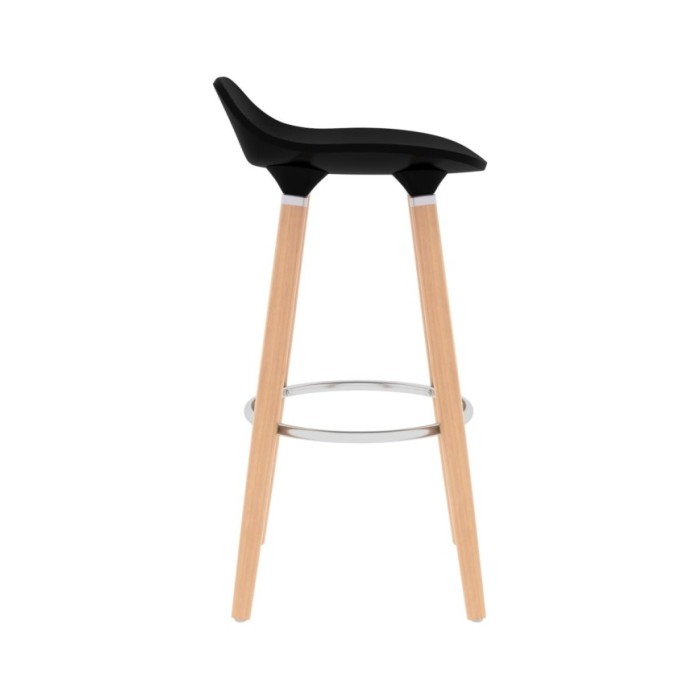 Tabourets de bar 2 pcs Noir