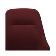 Chaise à bascule Rouge bordeaux Tissu