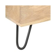 Coffre 90x40x45 cm Bois solide de manguier