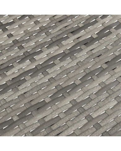 Chaises empilables d'extérieur 4 pcs Gris Résine tressée