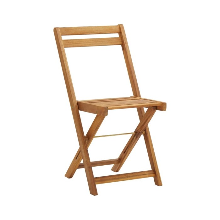 Meuble de bistro pliable 3 pcs et coussins Bois d'acacia solide