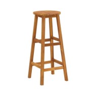 Tabourets de bar 4 pcs Bois d'acacia solide