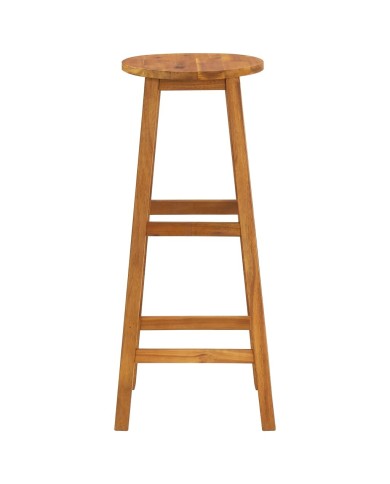 Tabourets de bar 4 pcs Bois d'acacia solide