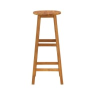 Tabourets de bar 4 pcs Bois d'acacia solide