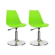 Chaises longues pliables 2 pcs Acier et tissu Rose
