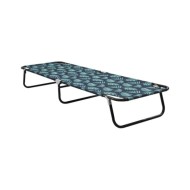 Chaise longue pliable Acier Motif de feuilles