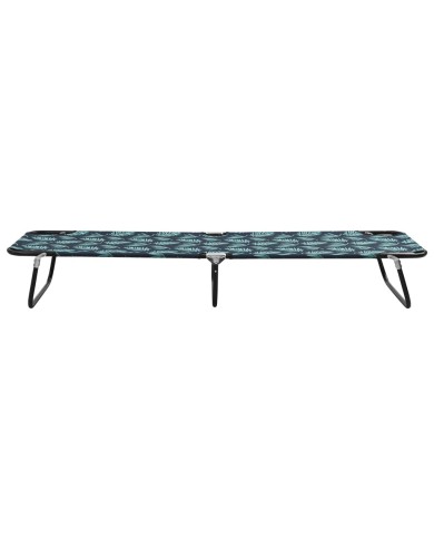 Chaise longue pliable Acier Motif de feuilles