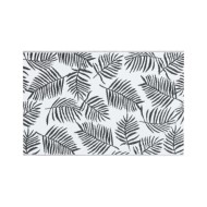 Tapis d'extérieur Blanc et noir 120x180 cm PP