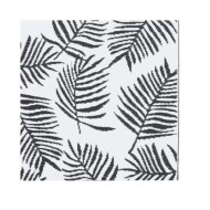 Tapis d'extérieur Blanc et noir 120x180 cm PP