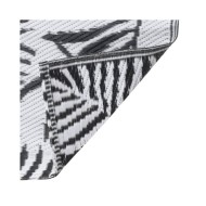 Tapis d'extérieur Blanc et noir 120x180 cm PP