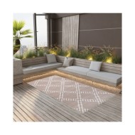 Tapis d'extérieur Marron 190x290 cm PP