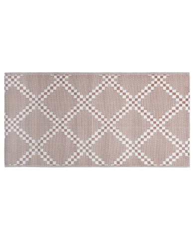 Tapis d'extérieur Marron 190x290 cm PP