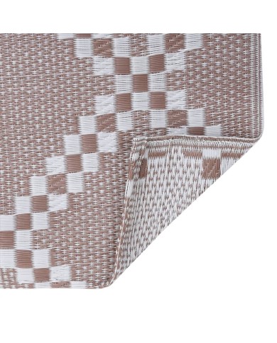 Tapis d'extérieur Marron 190x290 cm PP