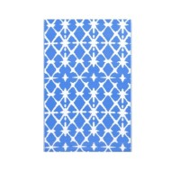 Tapis d'extérieur Bleu et blanc 120x180 cm PP