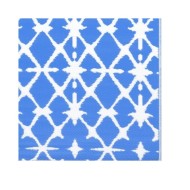 Tapis d'extérieur Bleu et blanc 120x180 cm PP