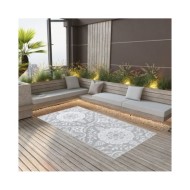 Tapis d'extérieur Gris clair 160x230 cm PP