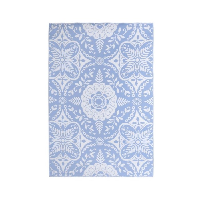 Tapis d'extérieur Bleu azuré 190x290 cm PP