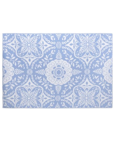 Tapis d'extérieur Bleu azuré 190x290 cm PP