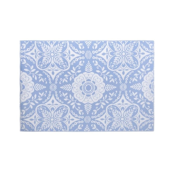 Tapis d'extérieur Bleu azuré 190x290 cm PP