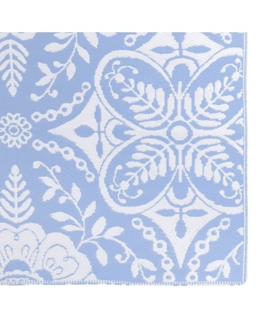 Tapis d'extérieur Bleu azuré 190x290 cm PP