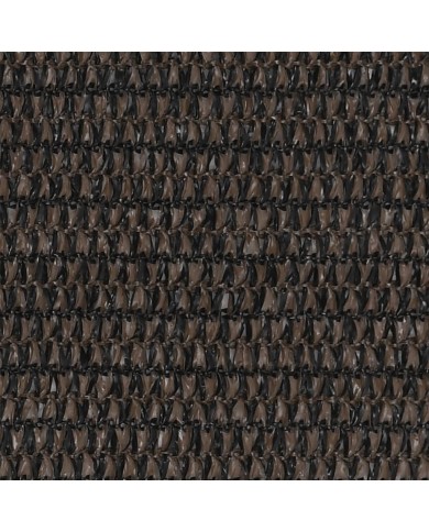 Écran de balcon Marron 120x500 cm PEHD