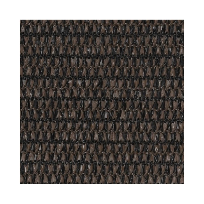 Écran de balcon Marron 120x500 cm PEHD