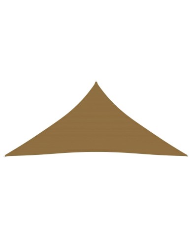 Voile d'ombrage 160 g/m² Taupe 4,5x4,5x4,5 m PEHD