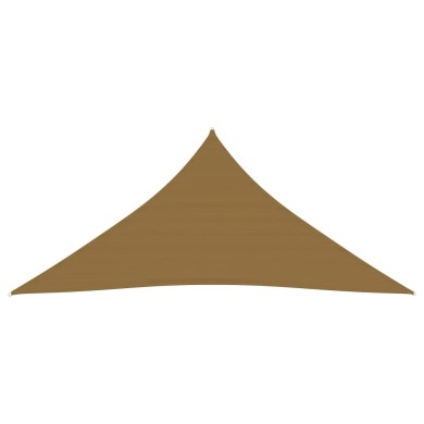 Voile d'ombrage 160 g/m² Taupe 4,5x4,5x4,5 m PEHD