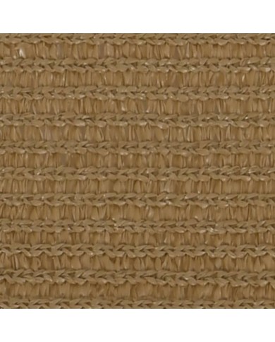 Voile d'ombrage 160 g/m² Taupe 4,5x4,5x4,5 m PEHD