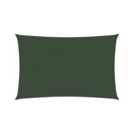 Voile d'ombrage 160 g/m² Vert foncé 2x4,5 m PEHD