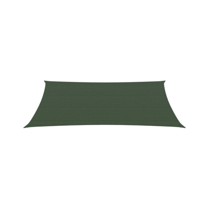 Voile d'ombrage 160 g/m² Vert foncé 2x4,5 m PEHD