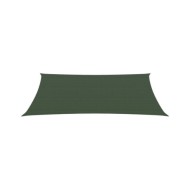 Voile d'ombrage 160 g/m² Vert foncé 2x4,5 m PEHD