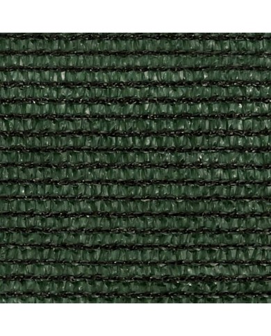 Voile d'ombrage 160 g/m² Vert foncé 2x4,5 m PEHD