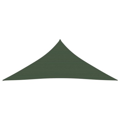 Voile d'ombrage 160 g/m² Vert foncé 3x4x4 m PEHD