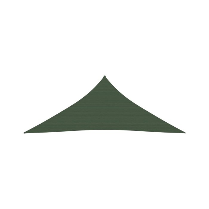 Voile d'ombrage 160 g/m² Vert foncé 3x4x4 m PEHD