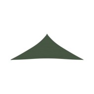 Voile d'ombrage 160 g/m² Vert foncé 3x4x4 m PEHD