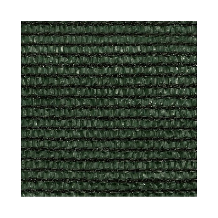 Voile d'ombrage 160 g/m² Vert foncé 3x4x4 m PEHD
